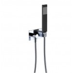 Lincoln Hand Shower, Soft Square Plate, Mixed Finish